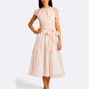 Ruffled Paisley Maxi Dress - Pink Paisley